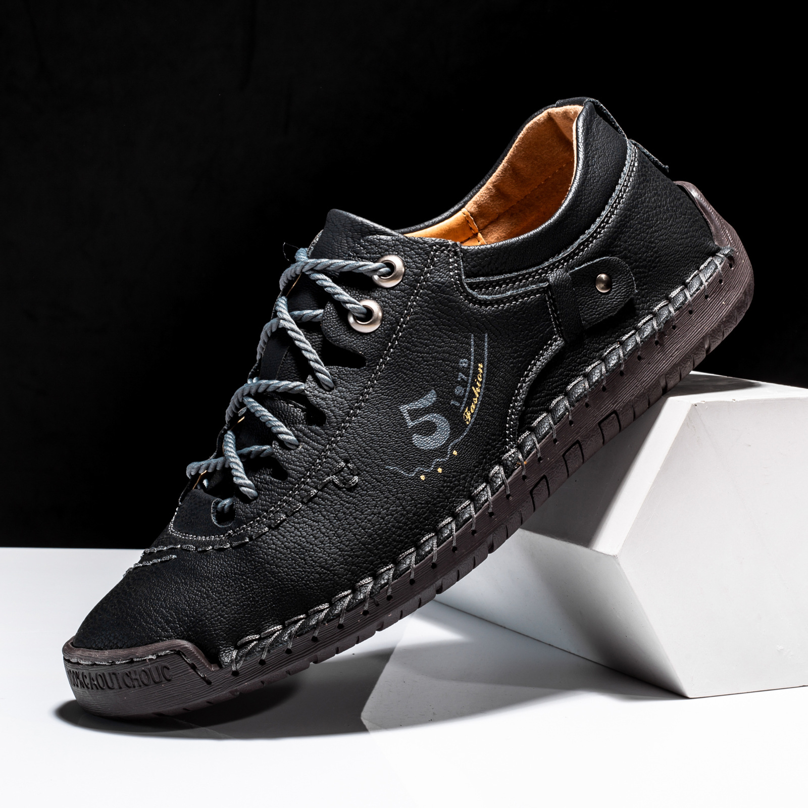 Zapatillas casual para hombre-Negro