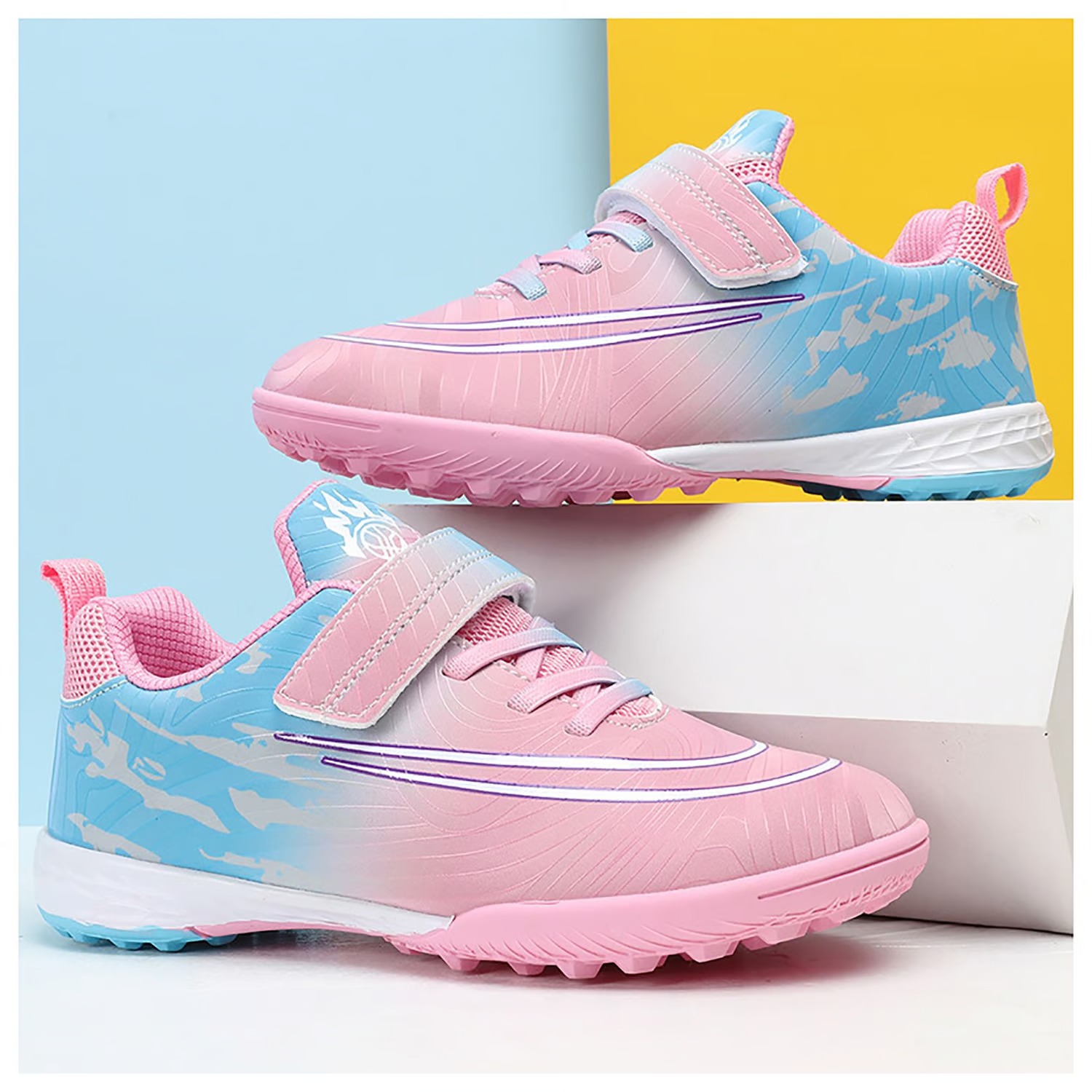 Zapatillas de futbol Para Jovenes -UNISEX- Rosa