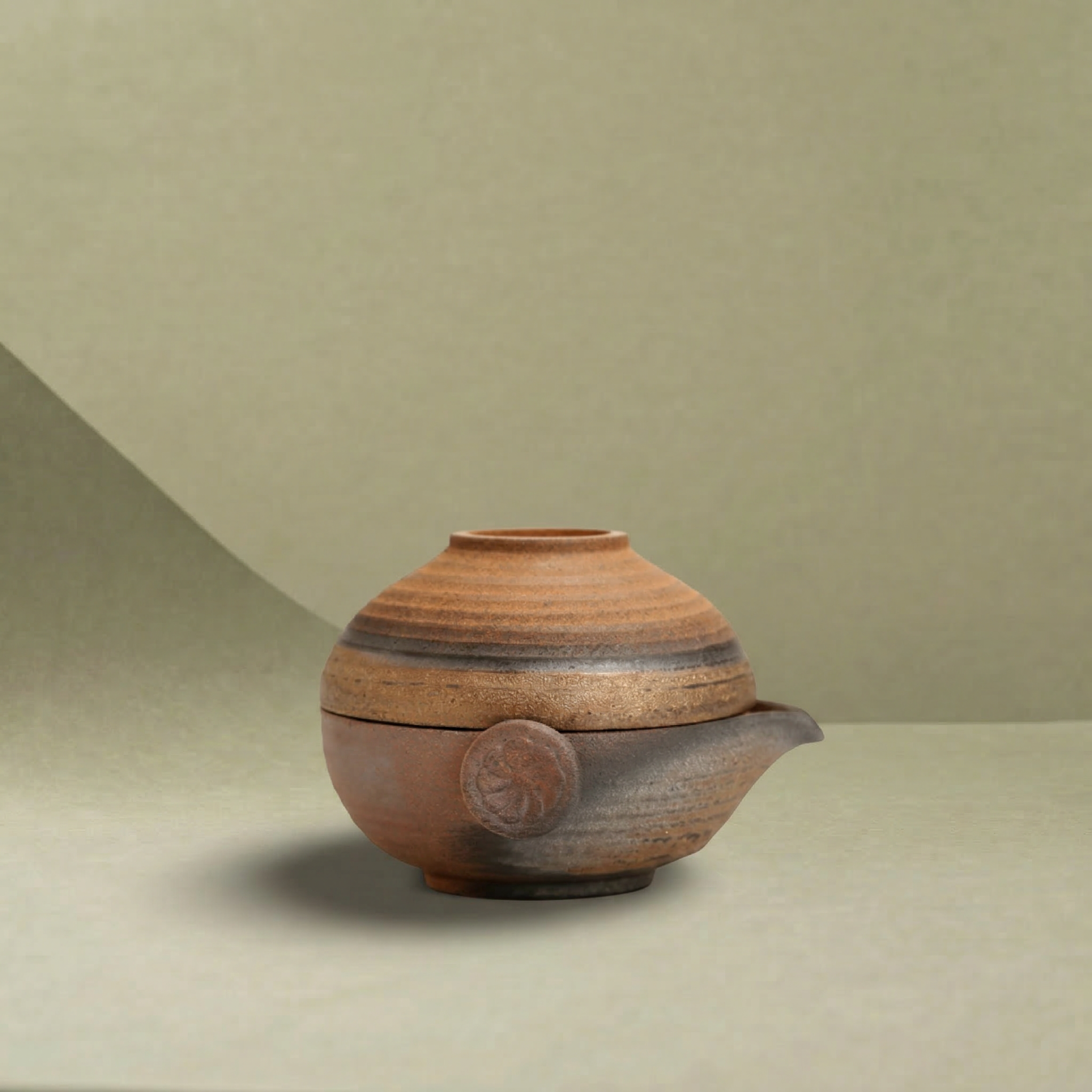 [SALE]"Bizen Yaki" - Japanese Style Portable Easy Brew Tea Set