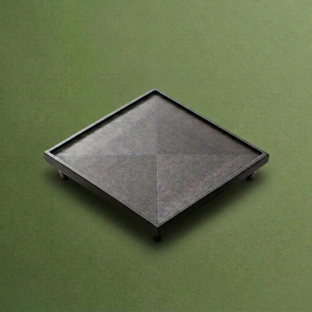 "Growth Ring" - Handmade Walnut Wood Tea Tray