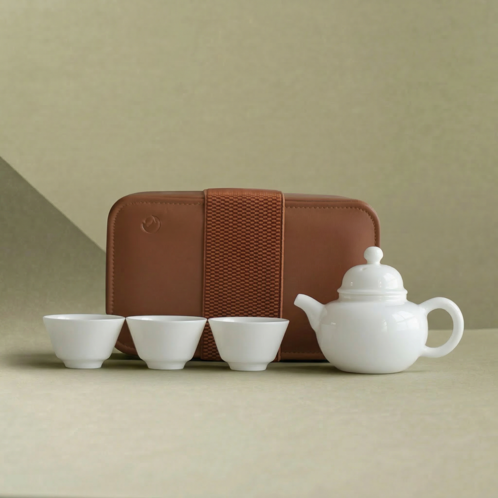 [Gift Season SALE]“Blanc Grace" - Sophisticated Dehua Porcelain Tea Set
