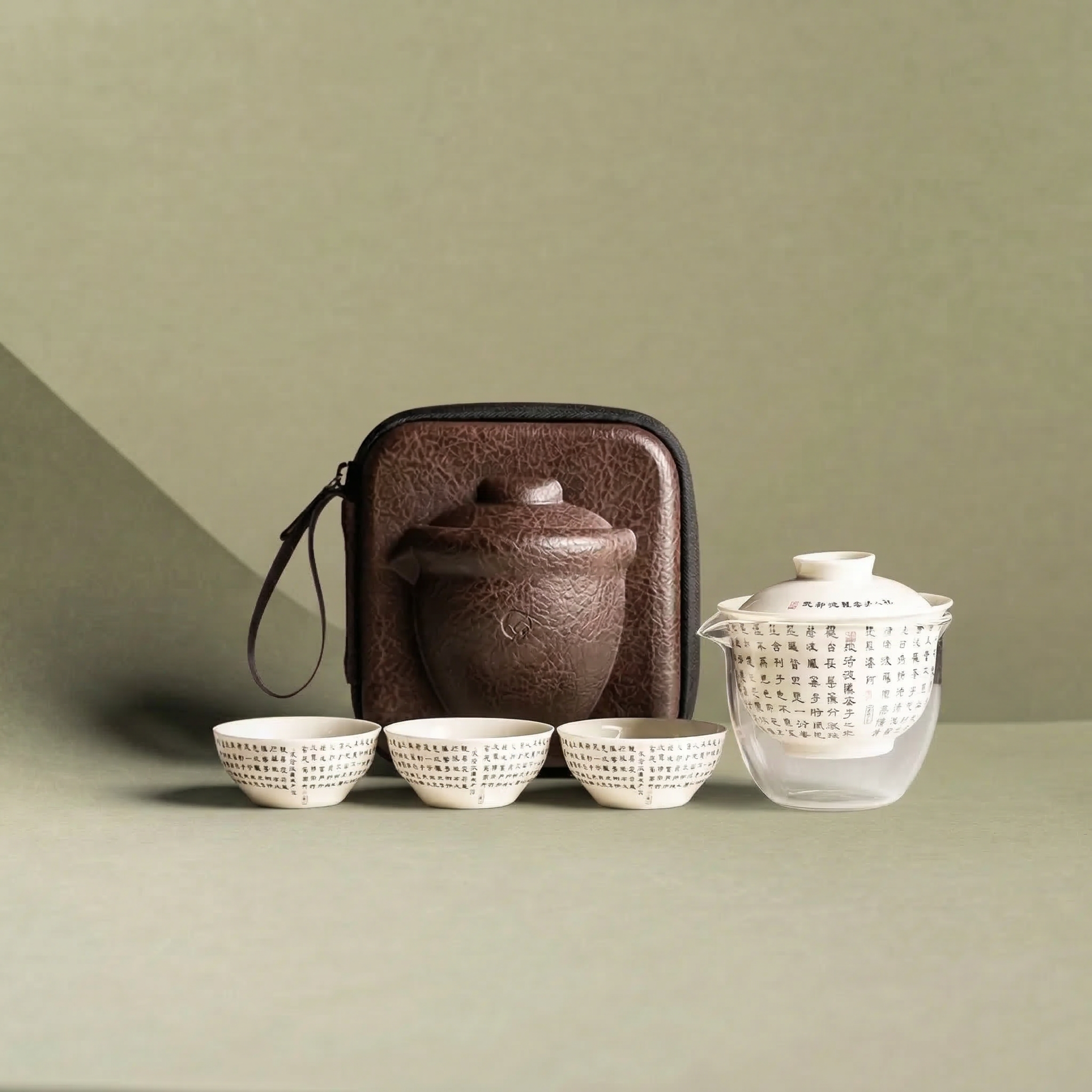 Heart Sutra /心經 Travel Tea Set