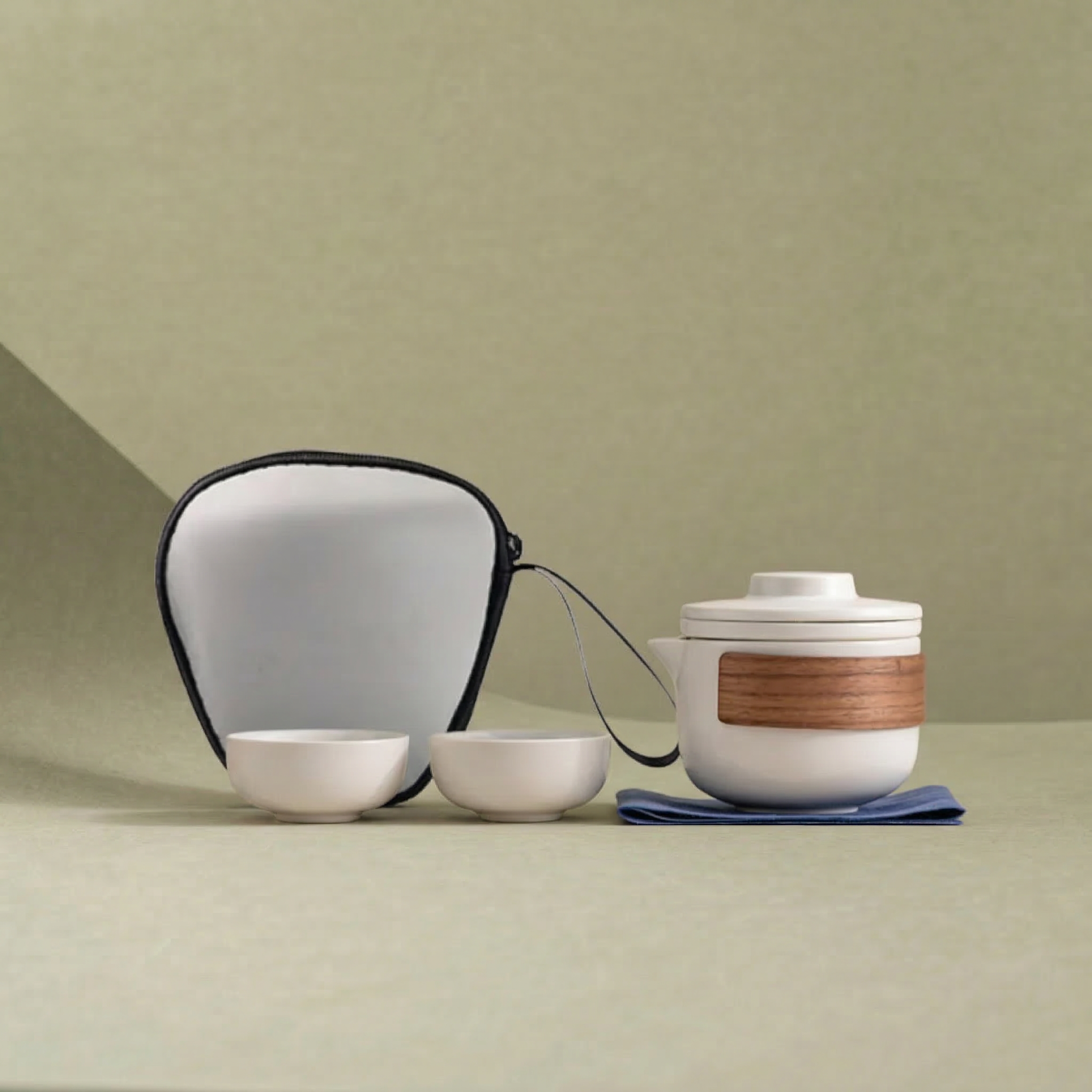 “Karesansui" Handmade Portable Tea Set (Lite)