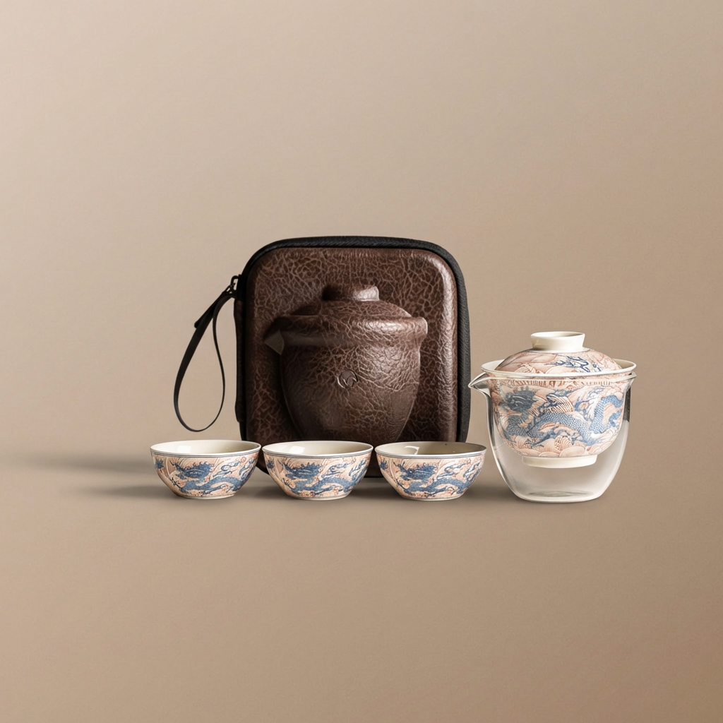 Dragon Emerging from the Sea in Clouds /雲龍出海 Travel Set