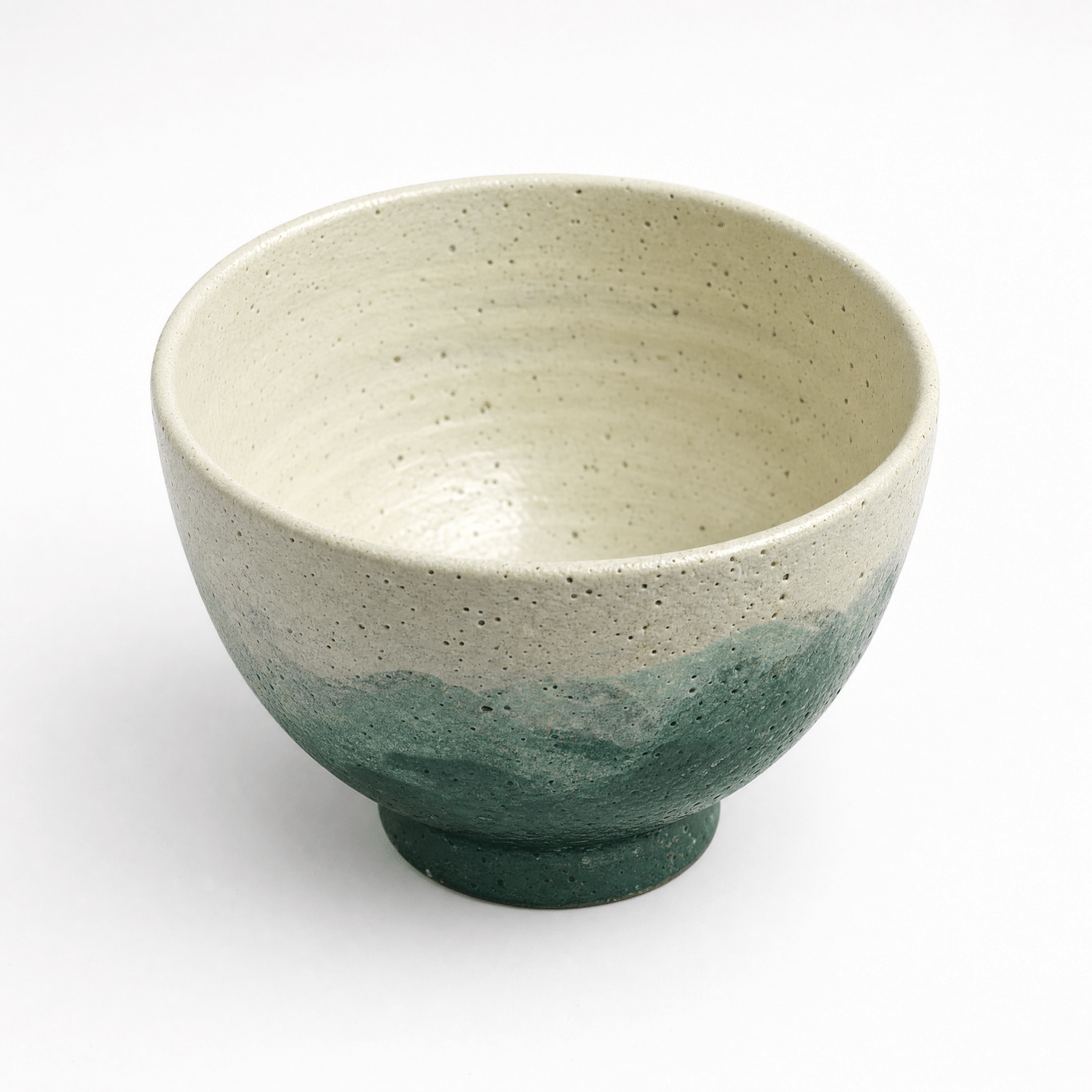 "Lake Veil" - Hand-Thrown Jingdezhen Stoneware Yuanrong Tea Cup