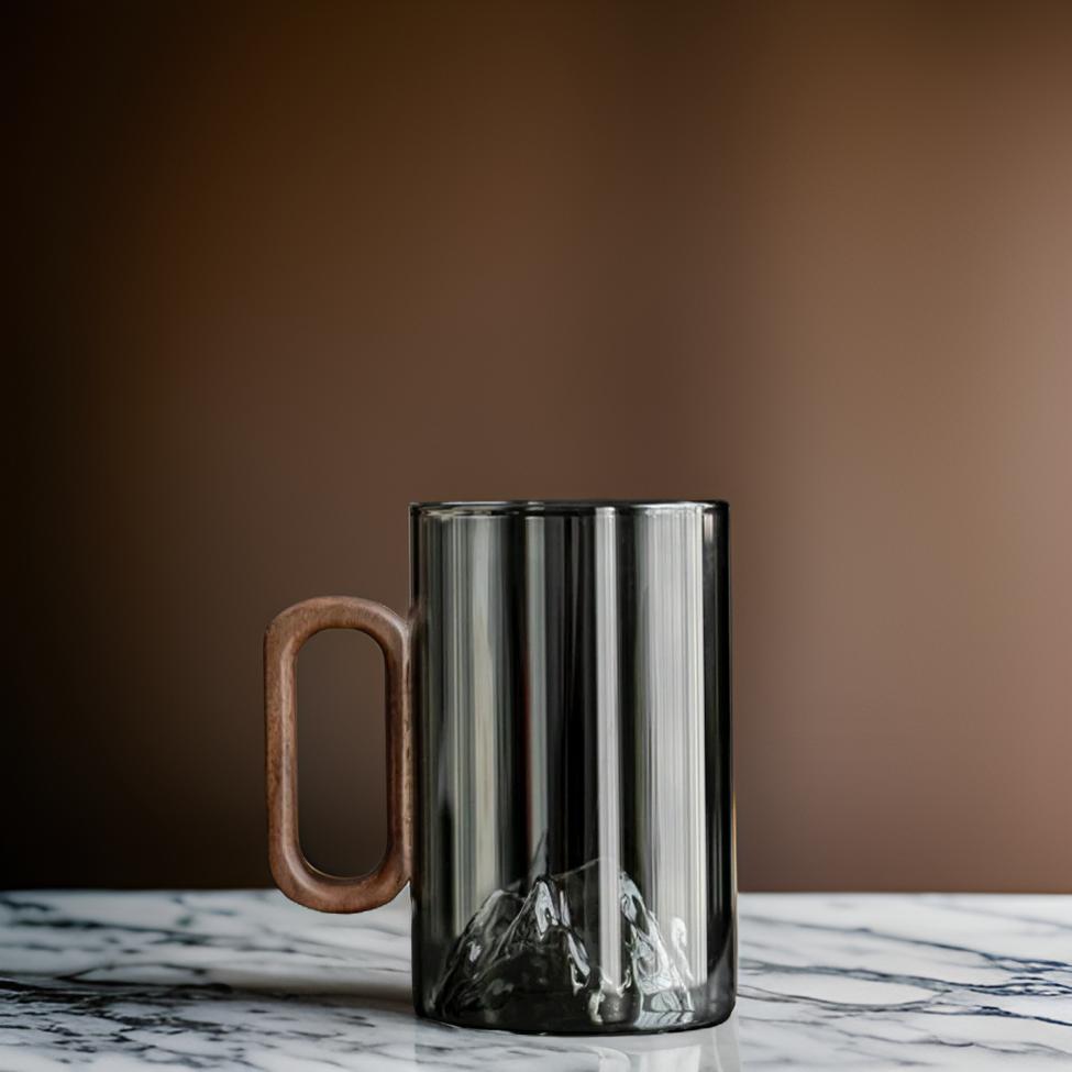 "Peakview" - High-grade Borosilicate Heat-Resistant Glass Tea Mug-TeaTsy Official Website