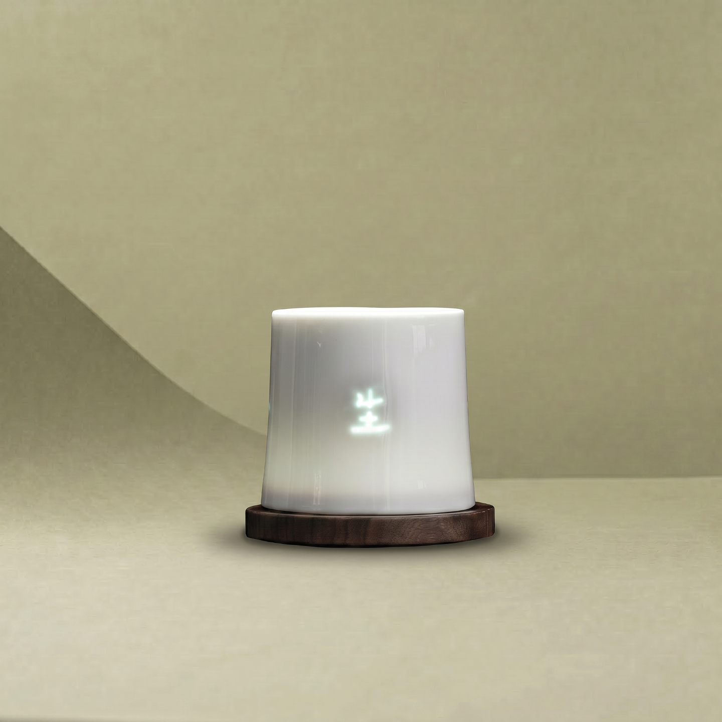 "Leisure in fleeting day"/Fu Sheng Ban Ri - Rotating Linglong Ceramic Tea Mug