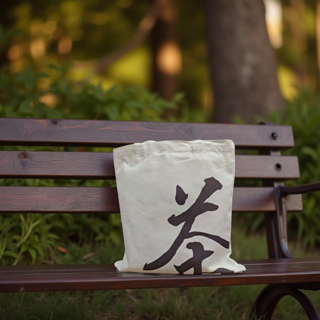 Calligraphy“茶”-Tote-Bag