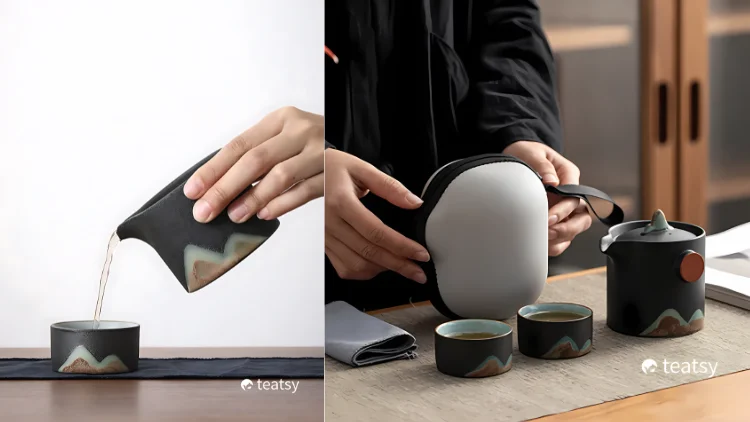 "Breeze From Mountain Afar" Easy Brew Tea Set