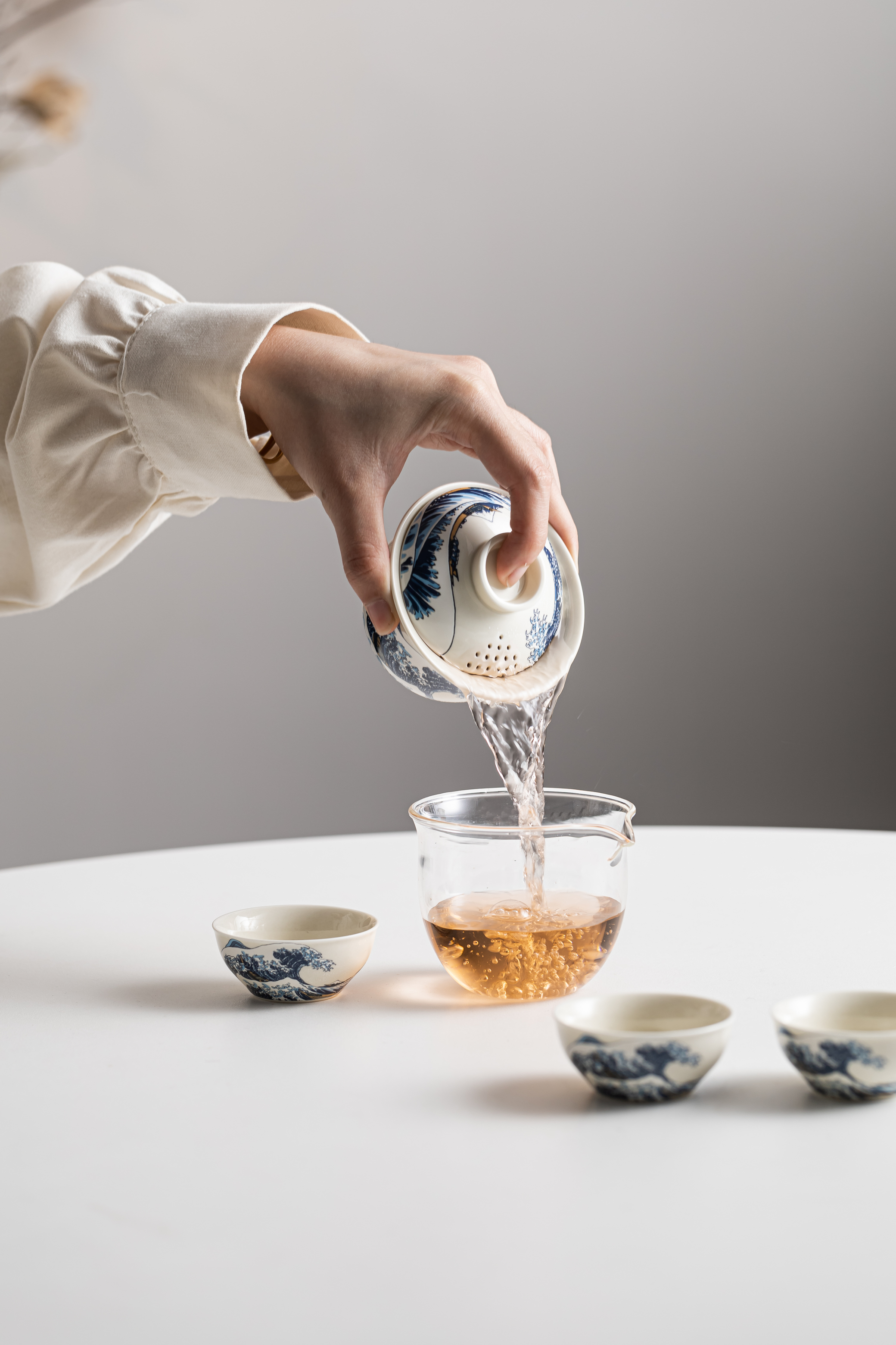 The Great Wave off Kanagawa /神奈川衝浪裡 Travel Tea Set