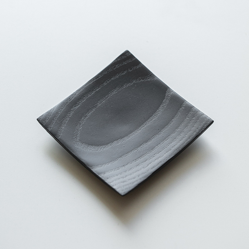"Untitled" - Japanese Style Handcrafted Charred Cypress Wood Coaster-TeaTsy Official Website