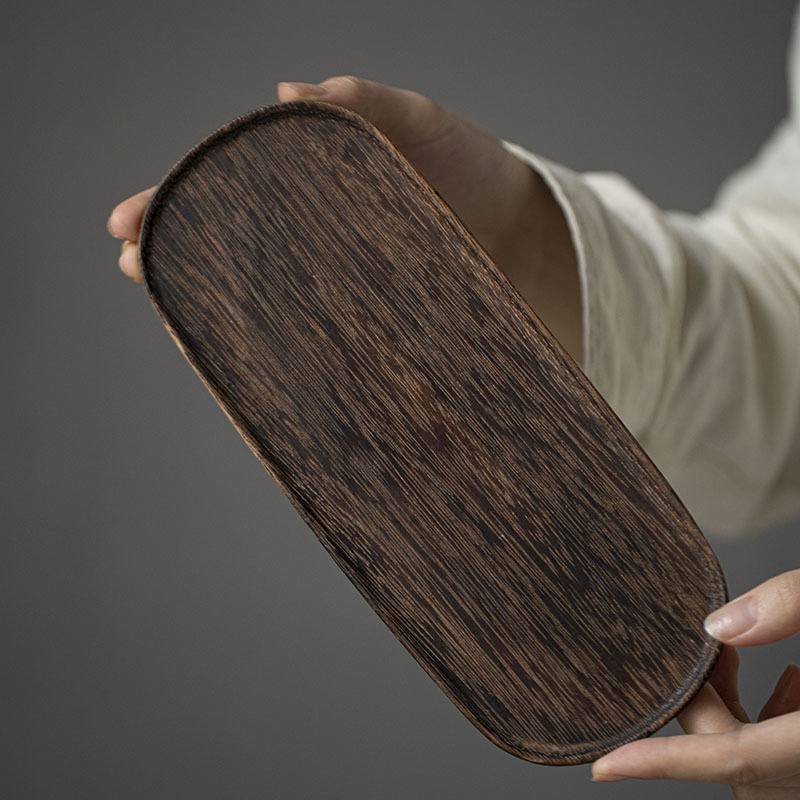 "Wood Talk" - Handmade Walnut Wood Tea Tray-TeaTsy Official Website