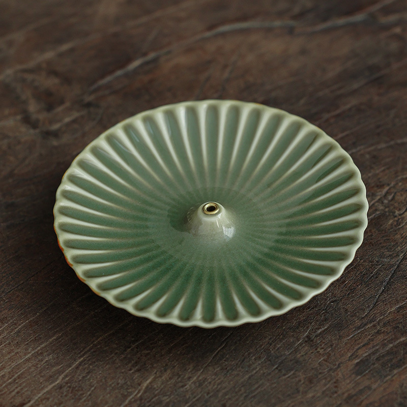 [Buy 1 Get 1 Free]“Untitled” - Antique Style Yue Kiln Celadon Incense Burner/Holder-TeaTsy Official Website