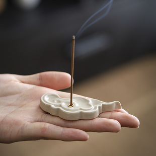 [Buy 1 Get 1 Free]“Auspicious Cloud” - Handmade Antique Style Ceramic Incense Burner/Holder-TeaTsy Official Website