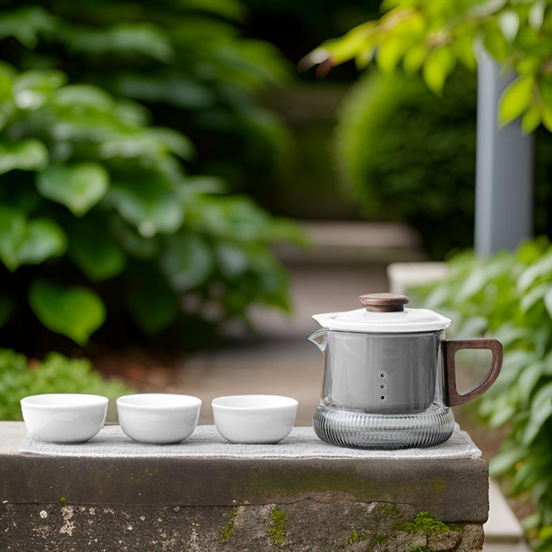 "Reunion" - Handmade Portable Tea Set with Case for Three-TeaTsy Official Website