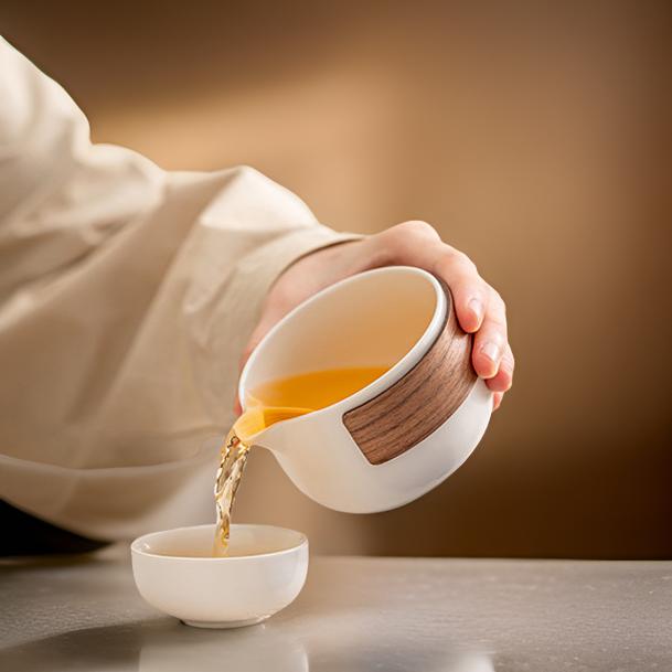 [Gift Season FLASH Deal]“Simple Joy" White Porcelain Portable Tea Set with Protective Case-TeaTsy Official Website