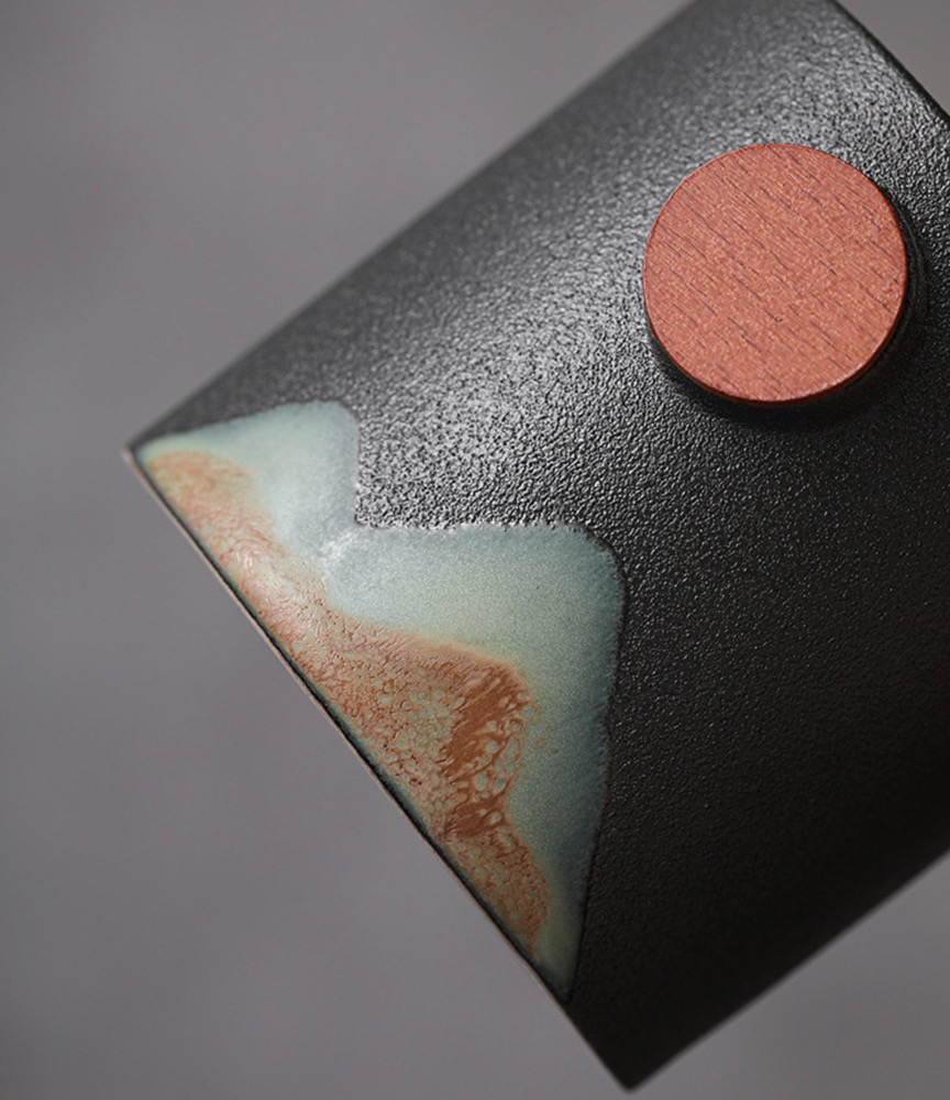 [SALE]“Breeze From Mountain Afar” - Handmade Black Pottery Easy Brew Tea Set With Protective Case-TeaTsy Official Website