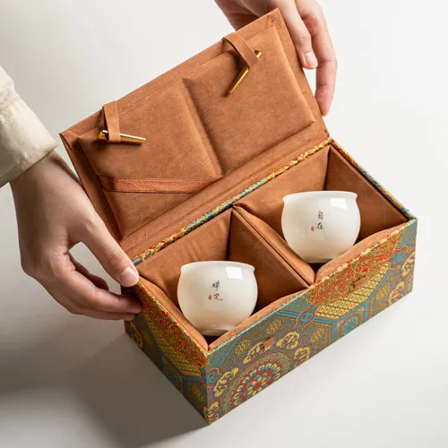The "Four States of Calm" Collection PuYu (璞玉) Blanc de Chine Masterpiece Series Two Cup Gift Set