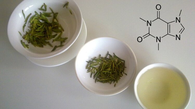 green tea contains caffeine