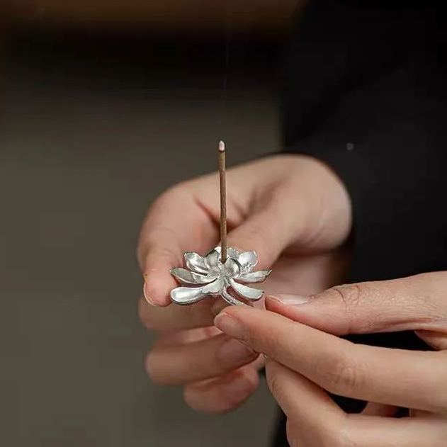 "Pedal" - Handcrafted Tin Incense Holder