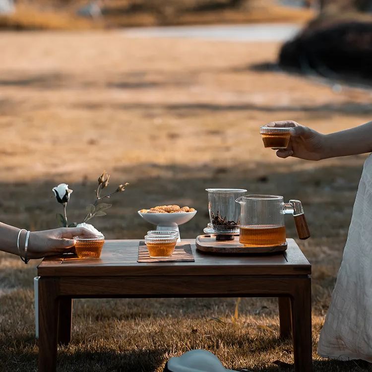 “Snowy Sunshine” - Portable Tea Set For Travel/Outdoor-TeaTsy Official Website