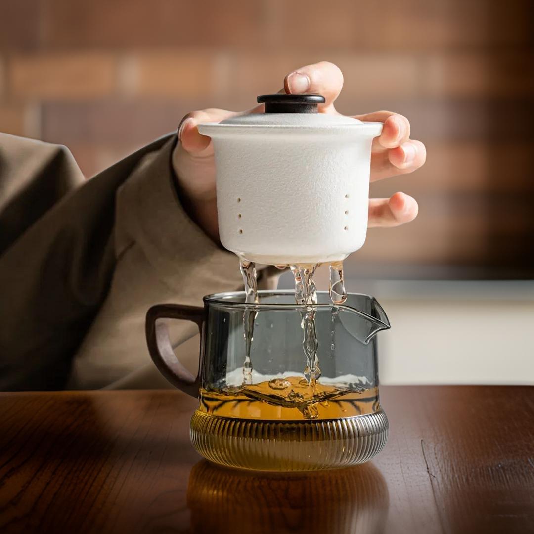 "Reunion" - Handmade Portable Tea Set with Case for Three-TeaTsy Official Website