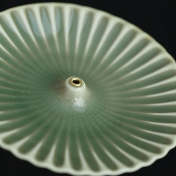 [Buy 1 Get 1 Free]“Untitled” - Antique Style Yue Kiln Celadon Incense Burner/Holder-TeaTsy Official Website