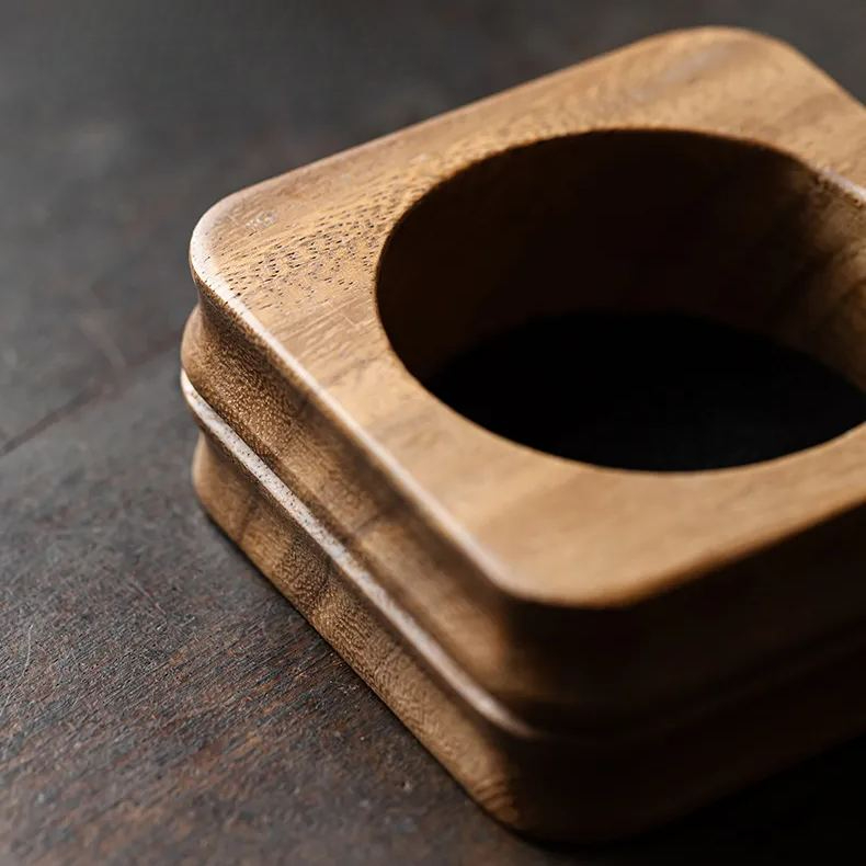 "Wood Talk" - Handcrafted Walnut Incense Holder