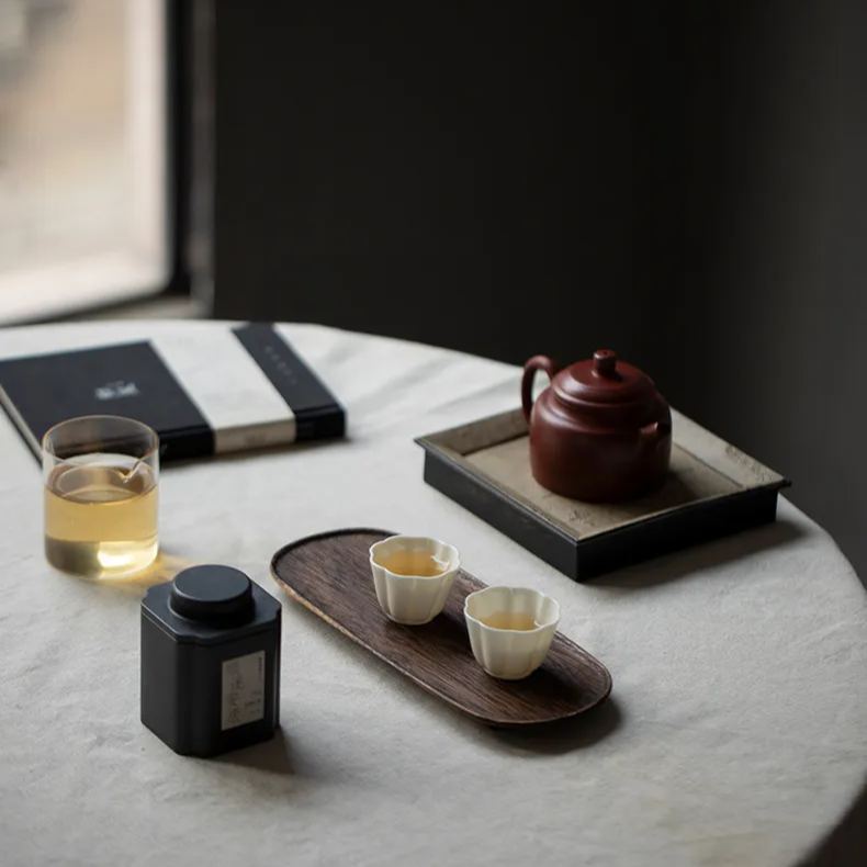 "Wood Talk" - Handmade Walnut Wood Tea Tray-TeaTsy Official Website