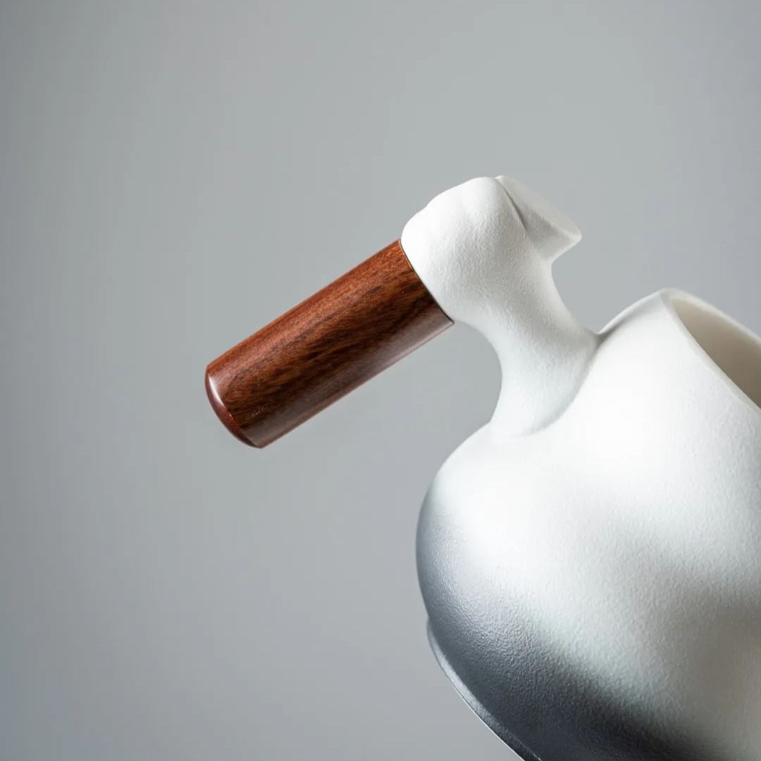 "Twin Panda" - Handmade Ceramic Tea Mug With Infuser-TeaTsy Official Website