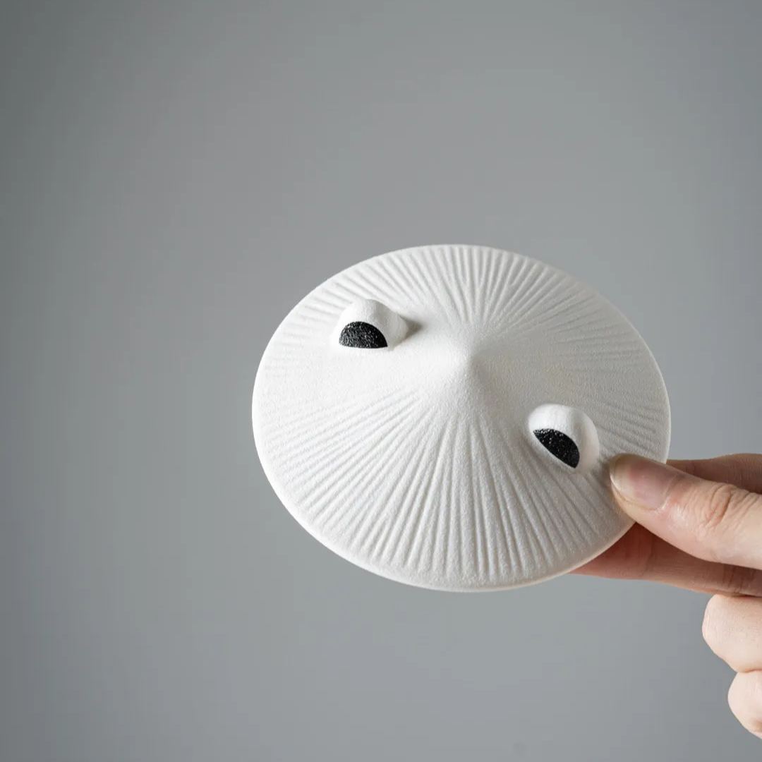 "Twin Panda" - Handmade Ceramic Tea Mug With Infuser-TeaTsy Official Website