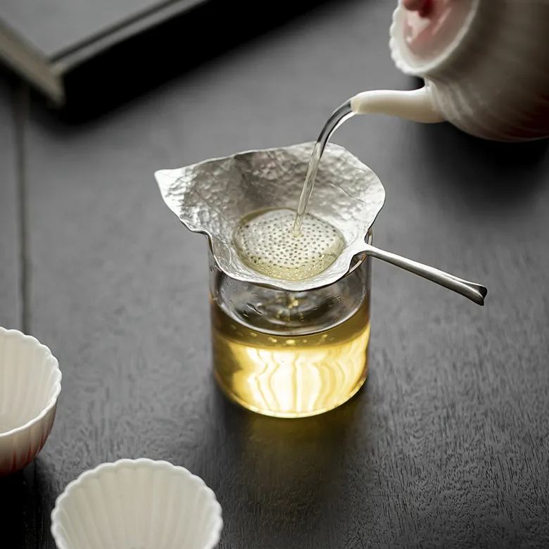 “Bodhi Leaf”  - Tin-made Tea Strainer