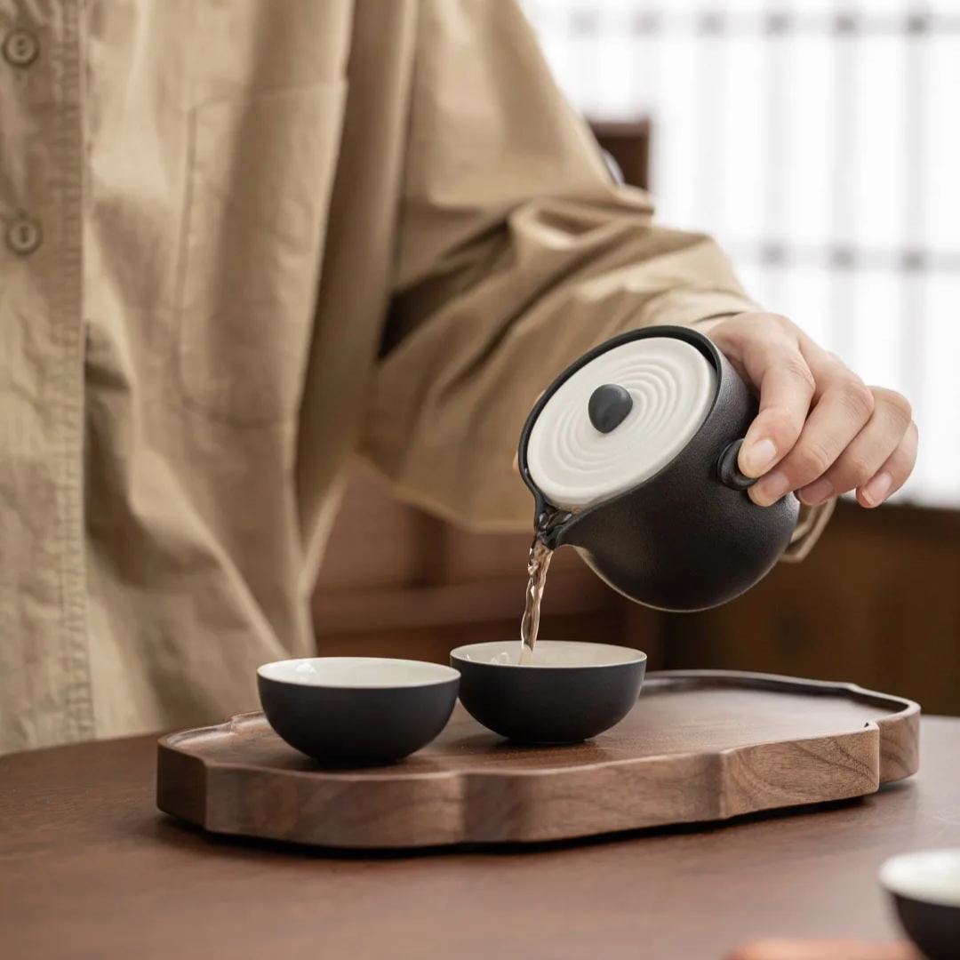 “Karesansui" Handmade Portable Tea Set (Lite)-TeaTsy Official Website