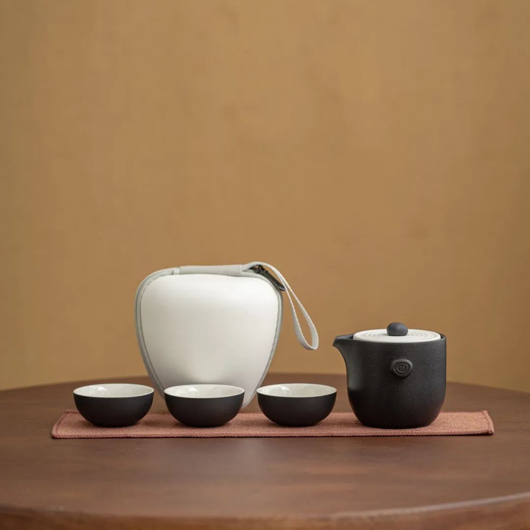 “Karesansui" Handmade Portable Tea Set (Lite)-TeaTsy Official Website