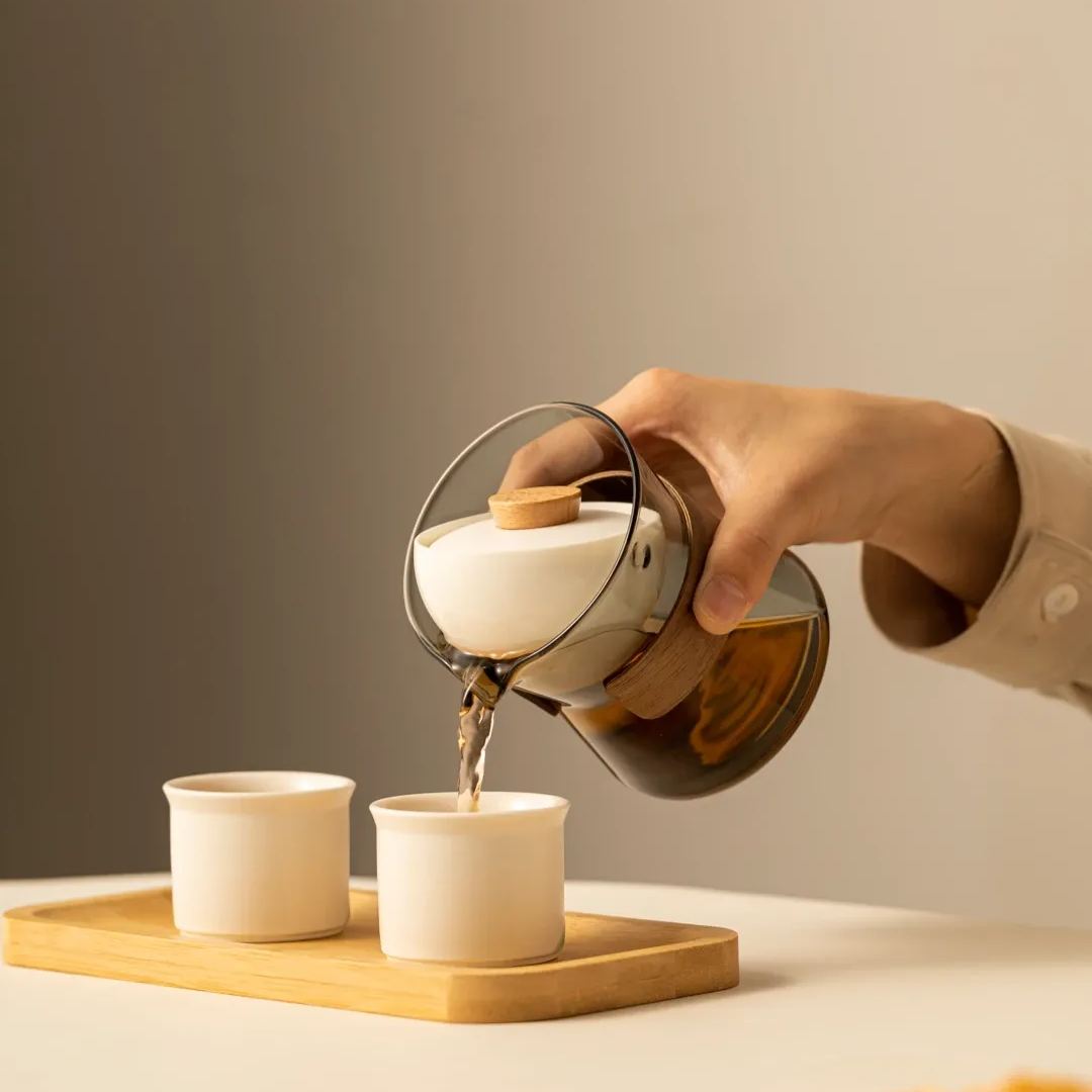 “Vortex” - Heat-Resistant Glass Teapot with Rotating Strainer-TeaTsy Official Website