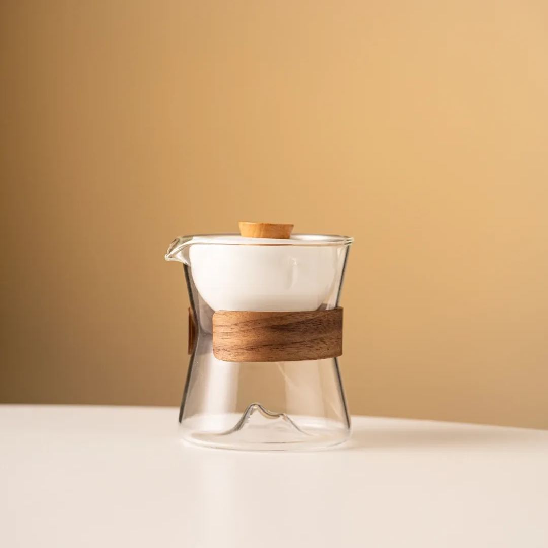 “Vortex Jingmai” - Heat-Resistant Glass Handled Teapot with Rotating Strainer Travel Set-TeaTsy Official Website