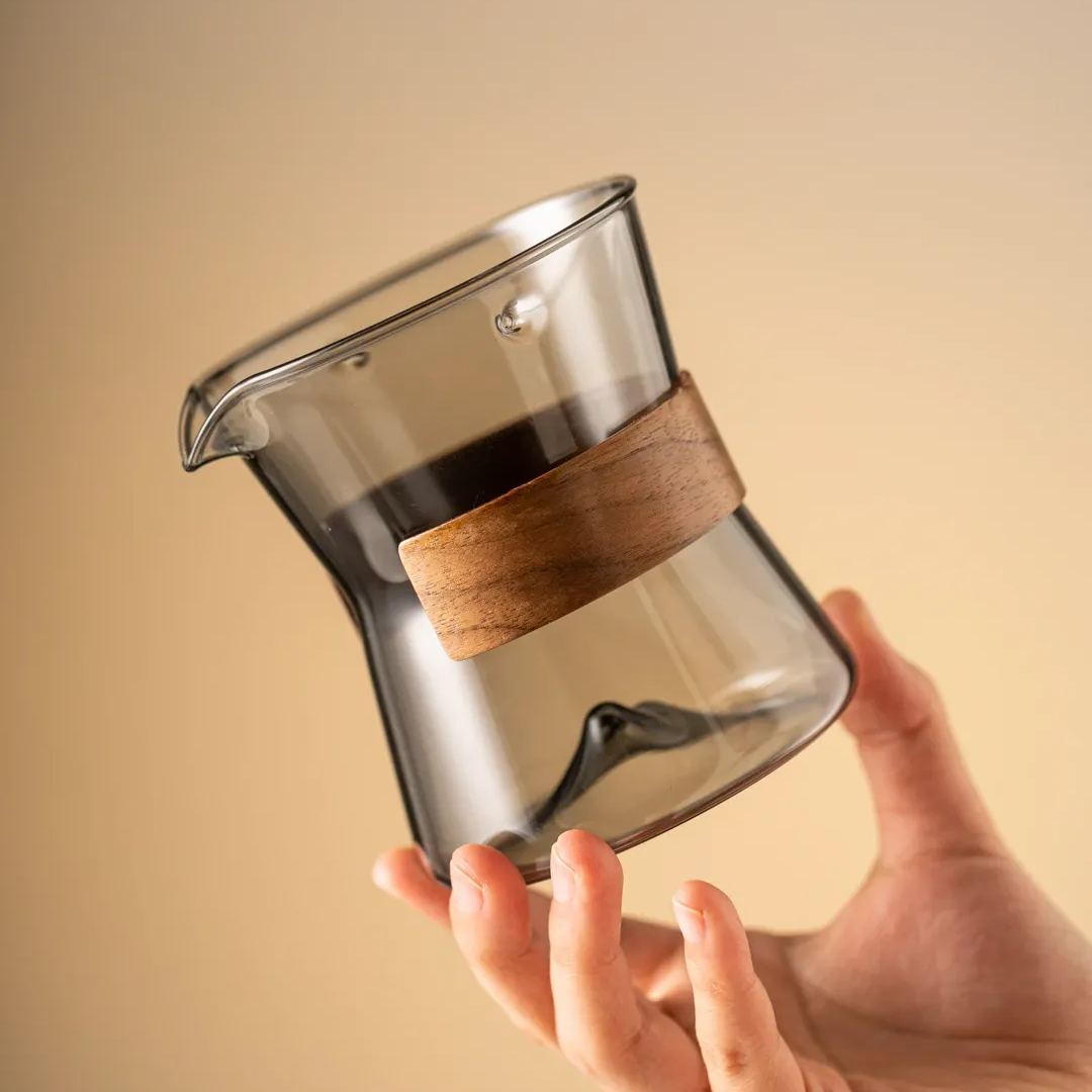 “Vortex Jingmai” - Heat-Resistant Glass Handled Teapot with Rotating Strainer Travel Set-TeaTsy Official Website