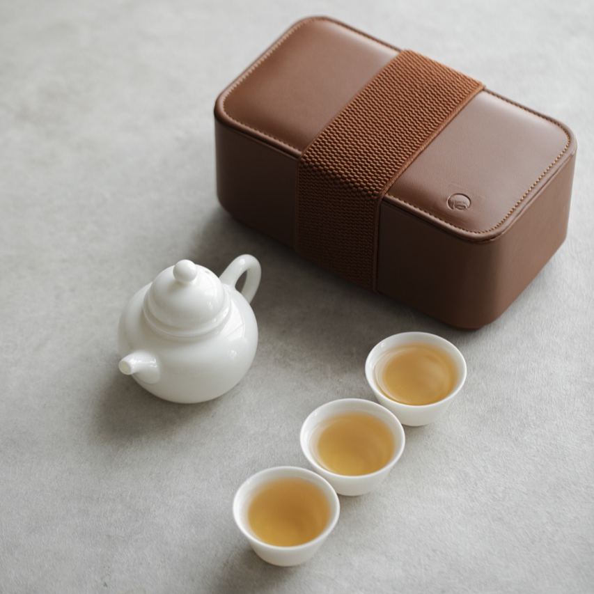 [Gift Season SALE]“Blanc Grace" - Sophisticated Dehua Porcelain Tea Set-TeaTsy Official Website