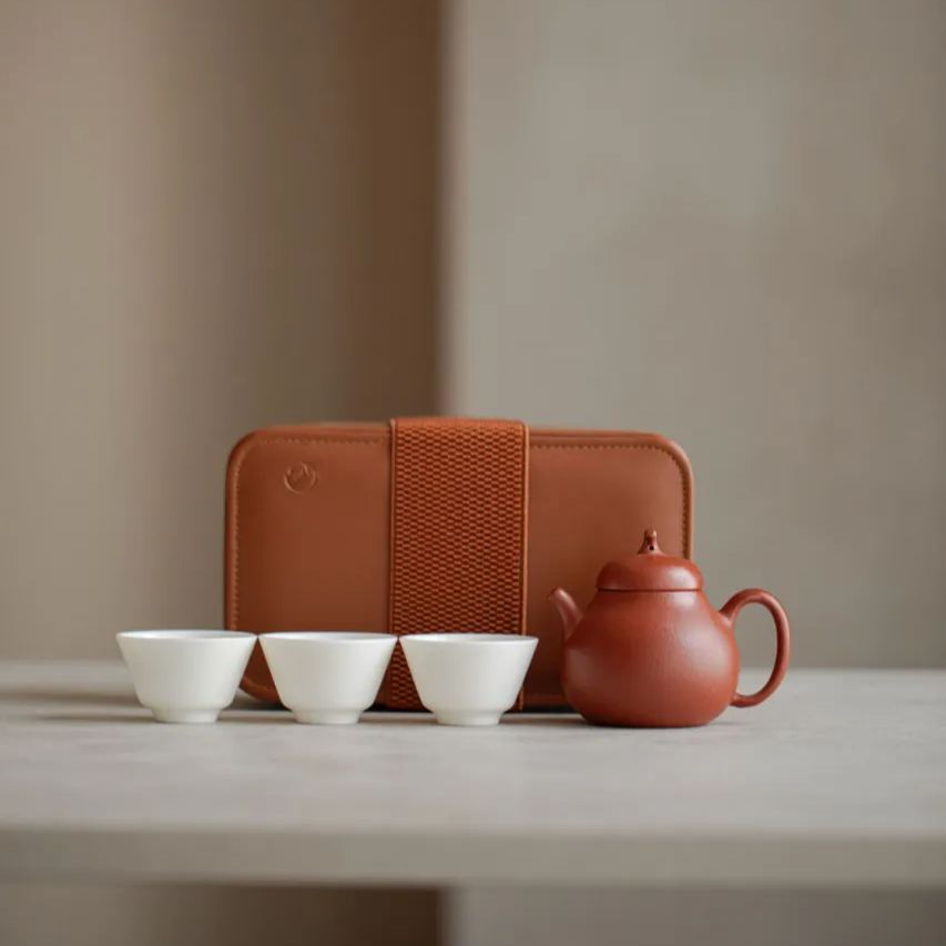 [Summer SALE]“Still Earth" – Yixing Clay Travel Tea Set
