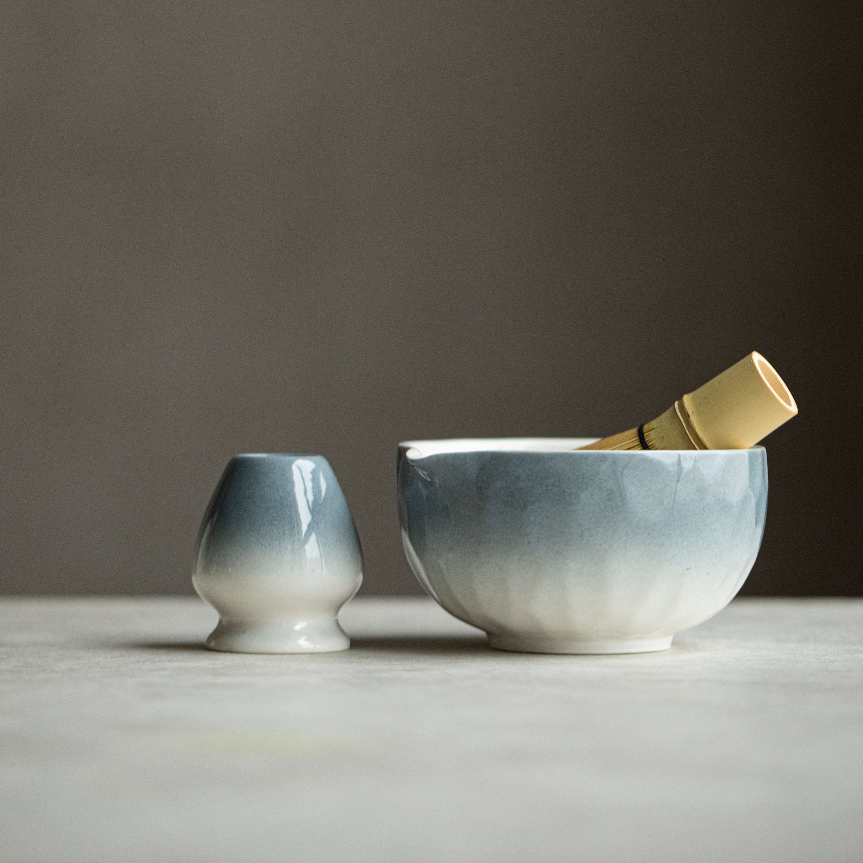 “Misty Hues” — Artisanal Matcha Ritual Set-TeaTsy Official Website