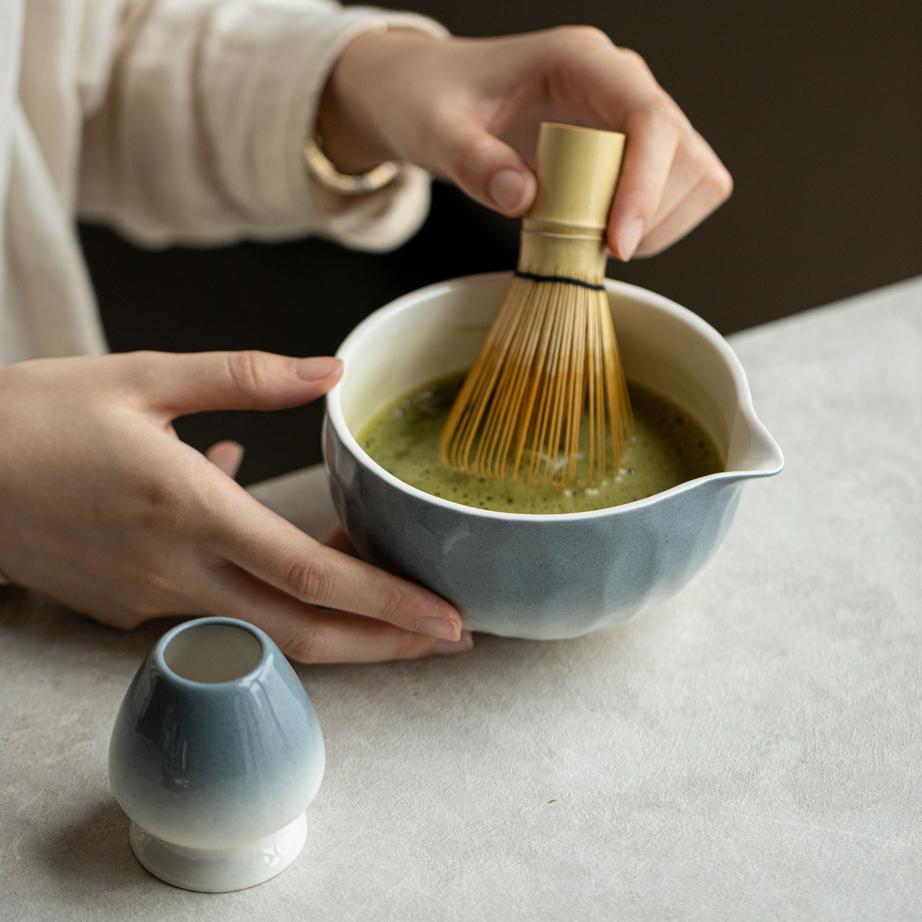 “Misty Hues” — Artisanal Matcha Ritual Set-TeaTsy Official Website