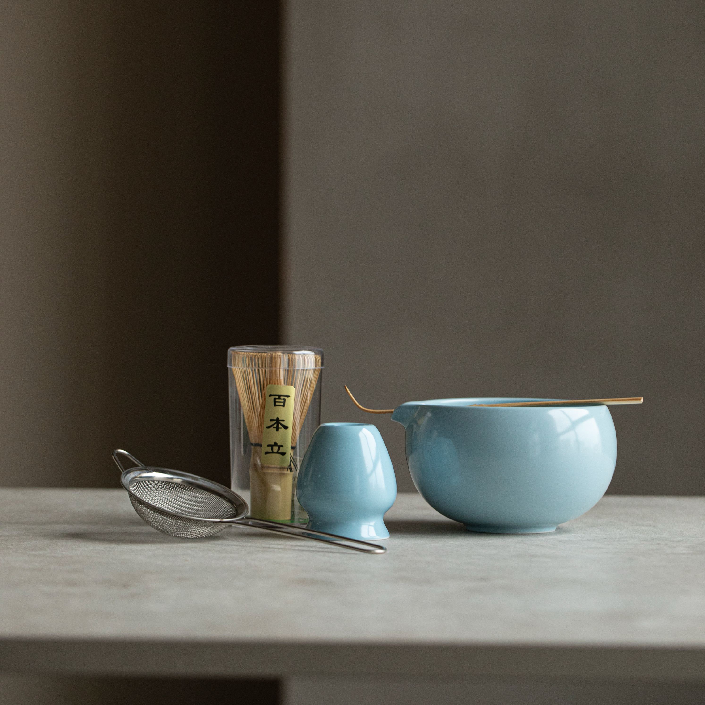[Summer SALE]“Azure Elegance” — Artisanal Matcha Ritual Set