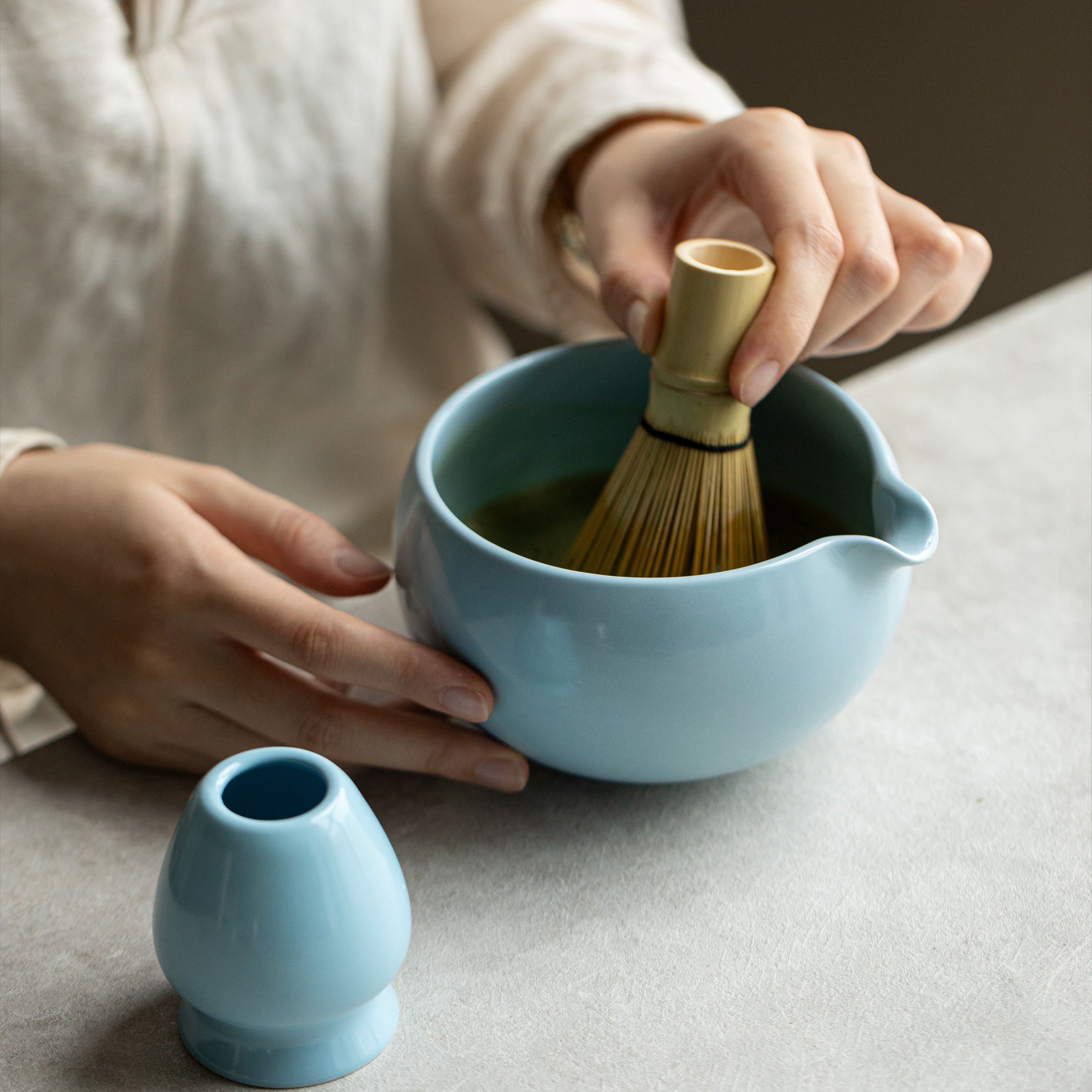 “Azure Elegance” — Artisanal Matcha Ritual Set-TeaTsy Official Website