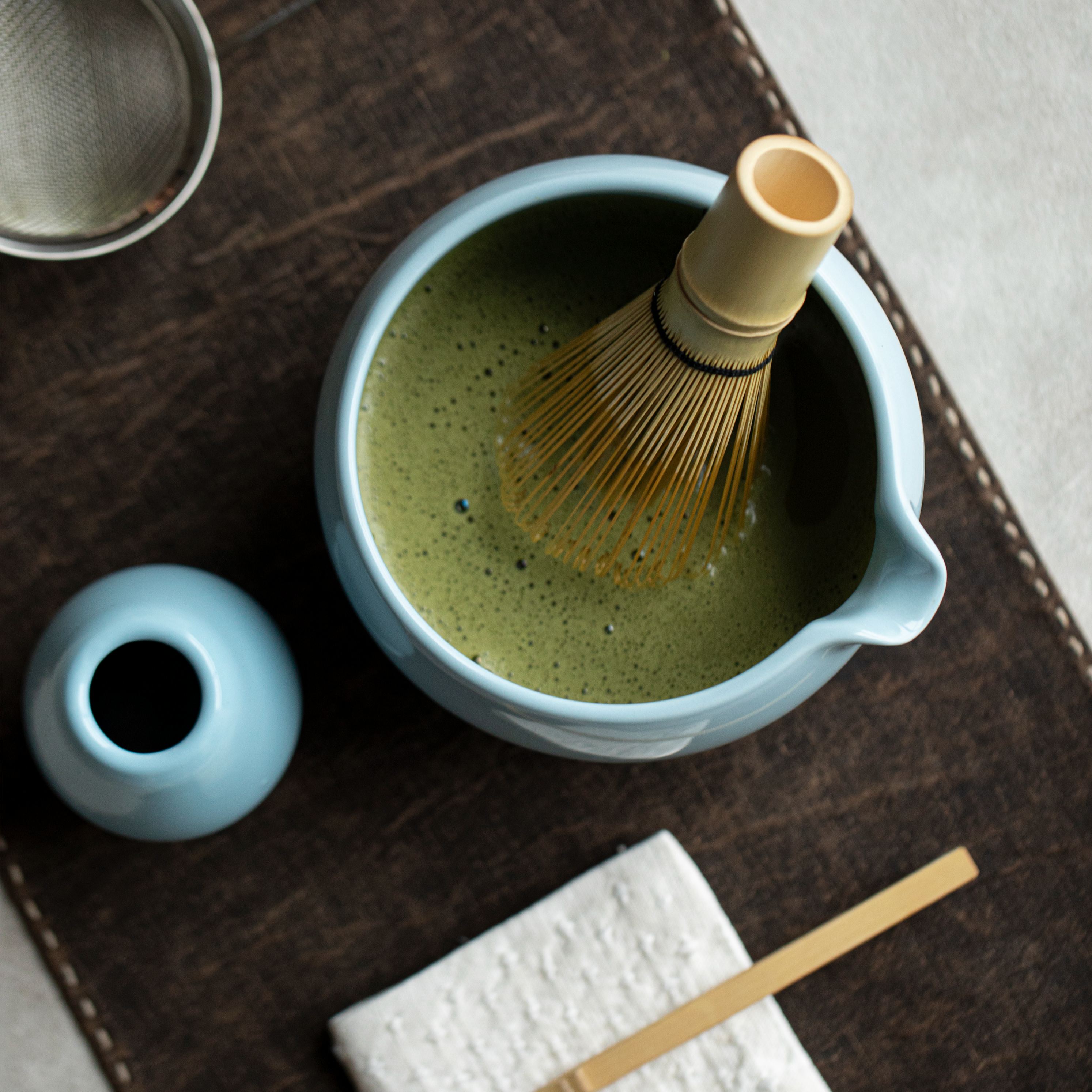 “Azure Elegance” — Artisanal Matcha Ritual Set-TeaTsy Official Website