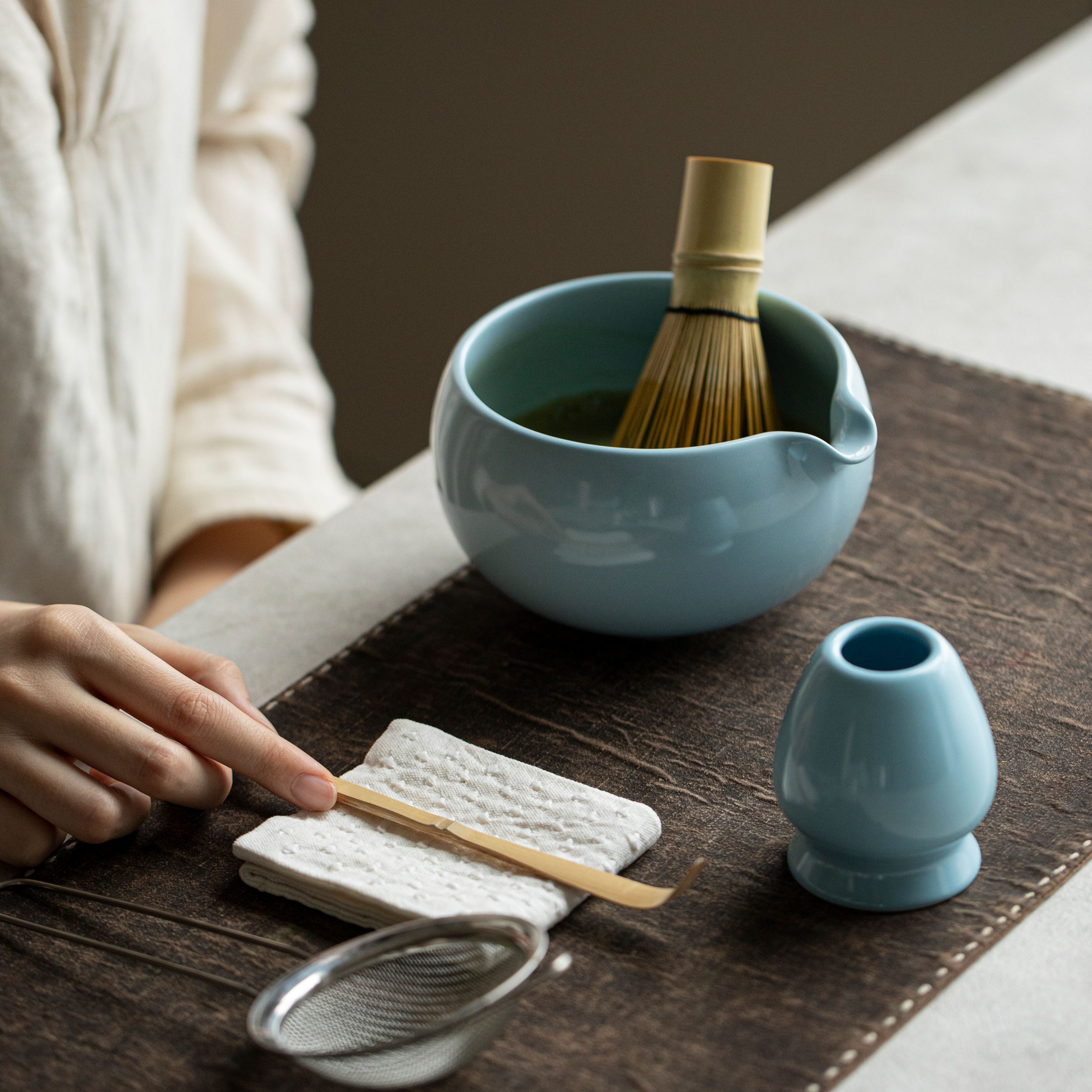 “Azure Elegance” — Artisanal Matcha Ritual Set-TeaTsy Official Website