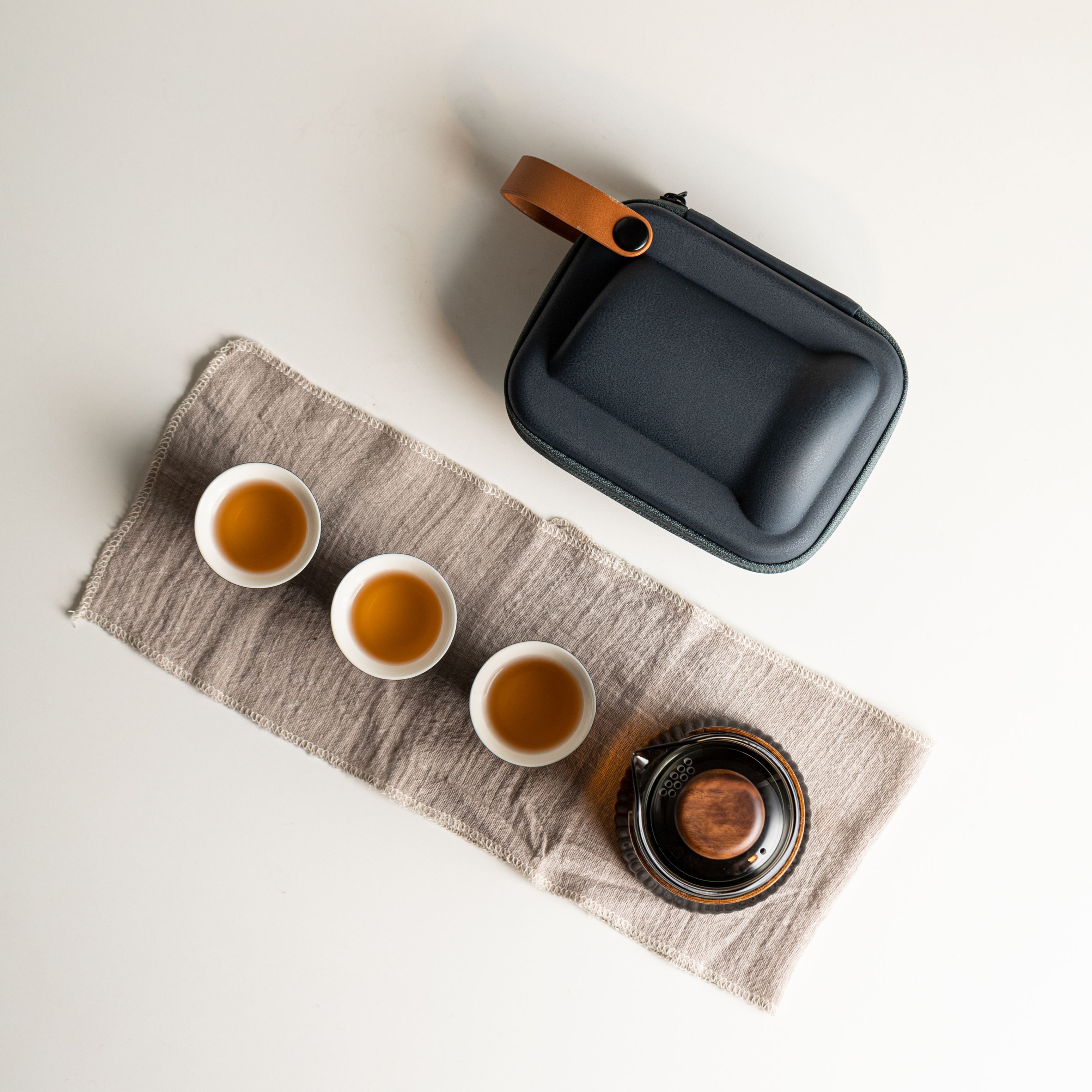“Aura” - Portable Travel Tea Set with Protective Case-TeaTsy Official Website