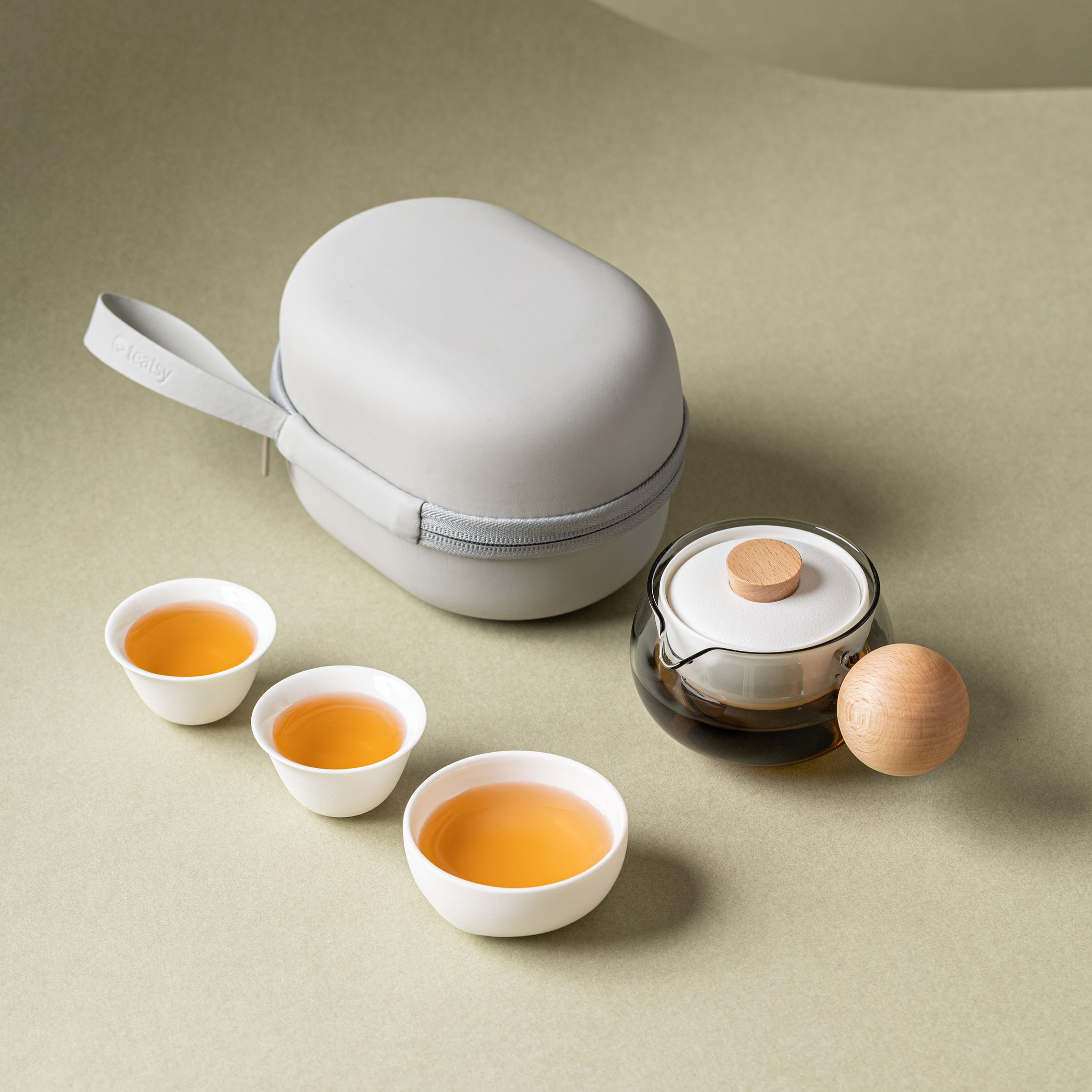“Cat's Fortune” - Portable Tea Set With Rotating Strainer-TeaTsy Official Website