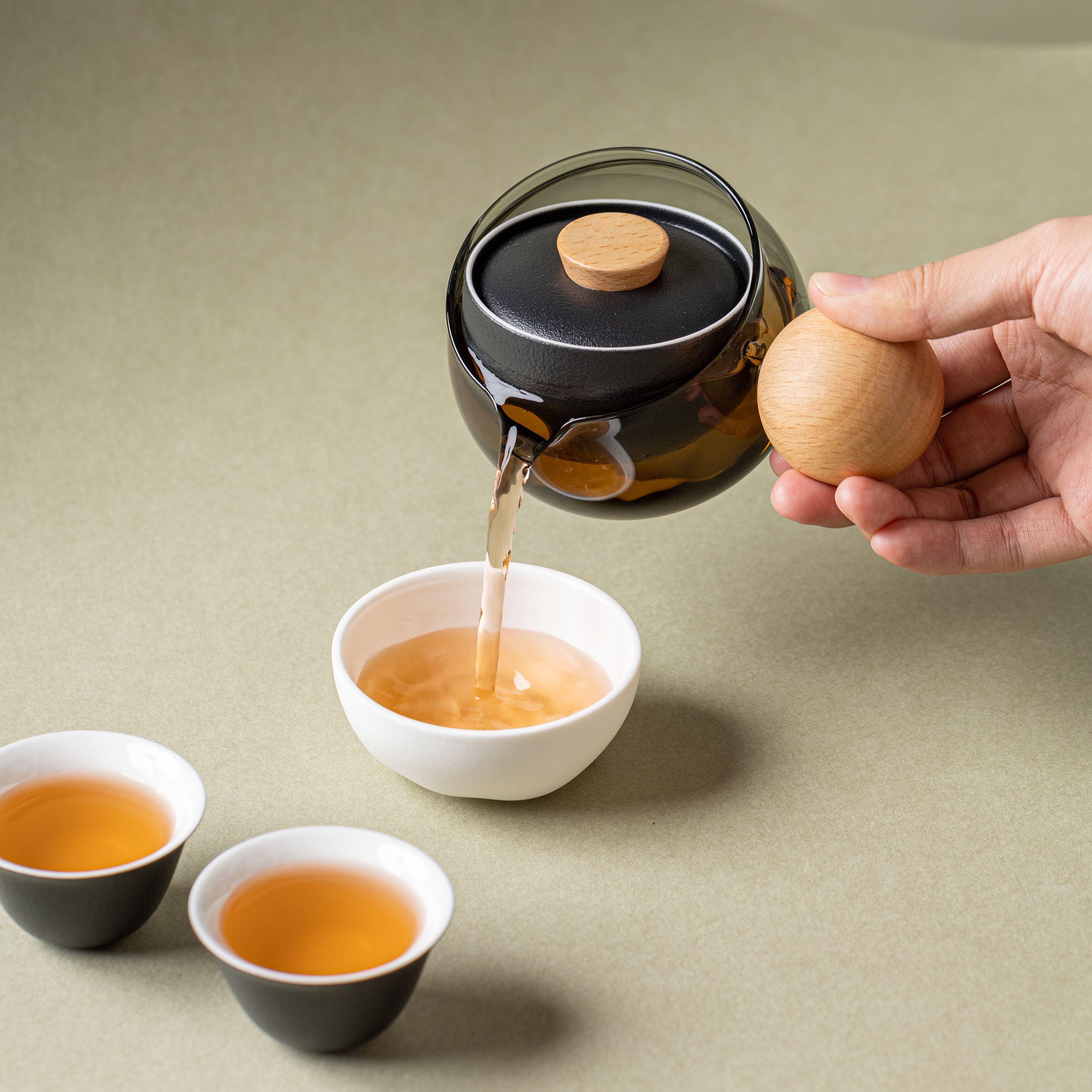 "Panda Pour" - Portable Tea Set With Rotating Strainer-TeaTsy Official Website