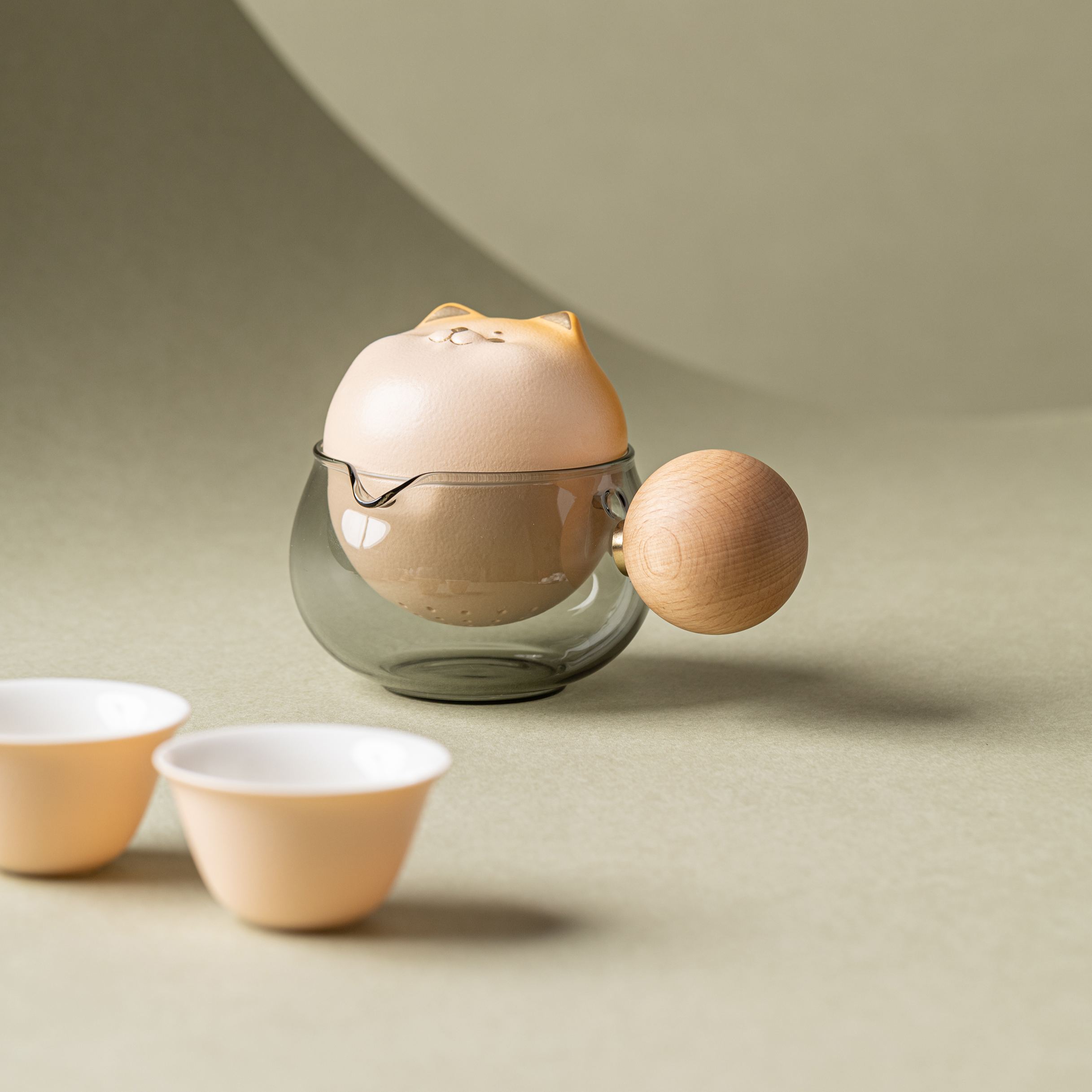 "Shiba Spin" - Portable Tea Set With Rotating Strainer-TeaTsy Official Website