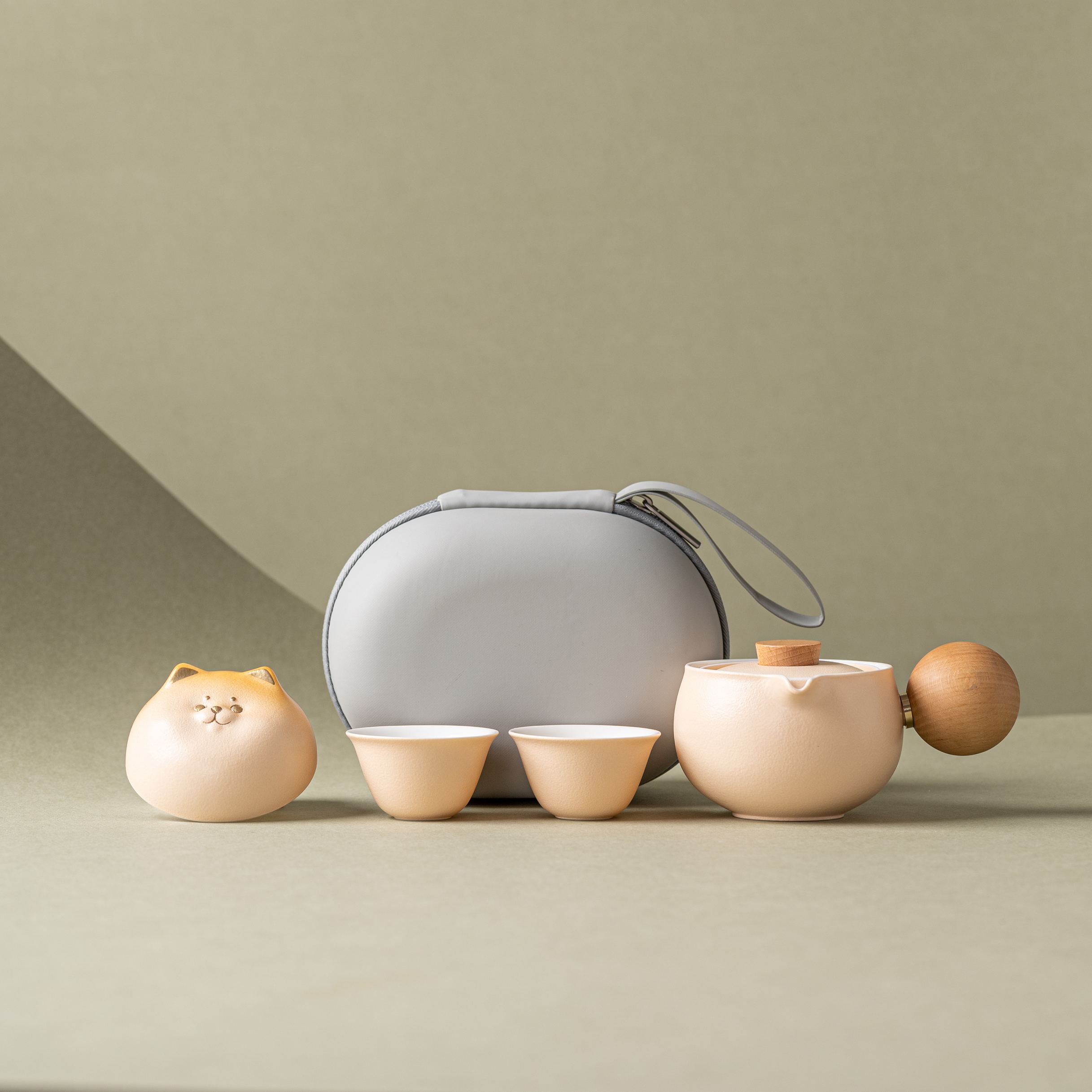 Cat's Fortune” - Portable Tea Set With Rotating Strainer-TeaTsy